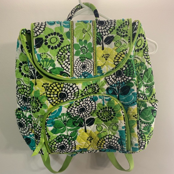 vera bradley backpack green